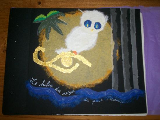 le hibou des neiges du parc phoenix