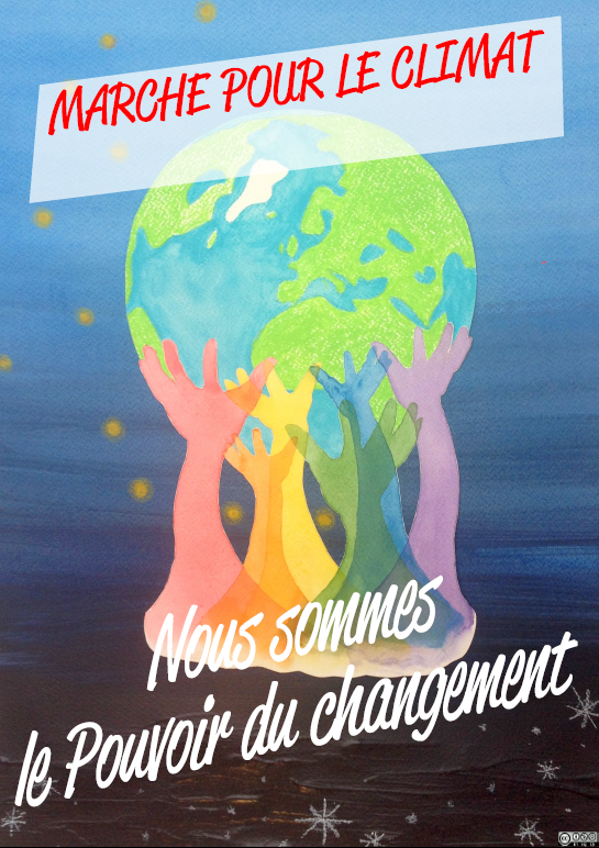 Affiche marche climat a completer sans lieu ni date