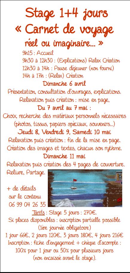 Carnet de voyage